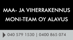 Maa- ja Viherrakennus Moni-Team Oy Alavus logo